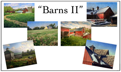 Barns II Notecard Set, Will Kefauver