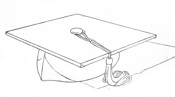 Lineart Graduation Cap