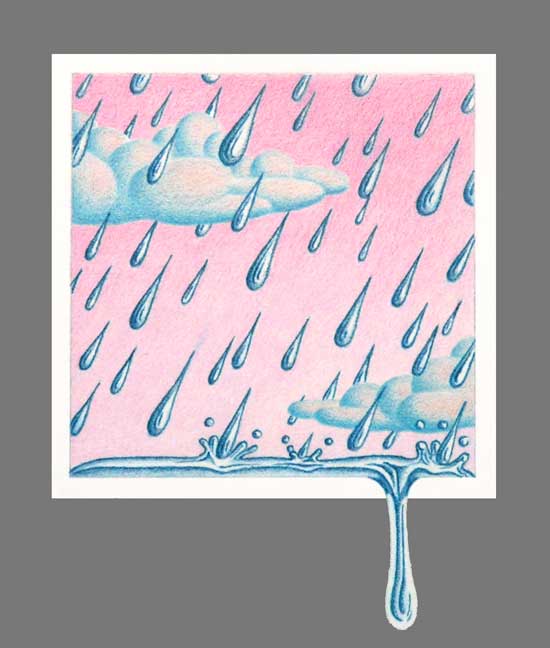 Clouds Weeping Oil