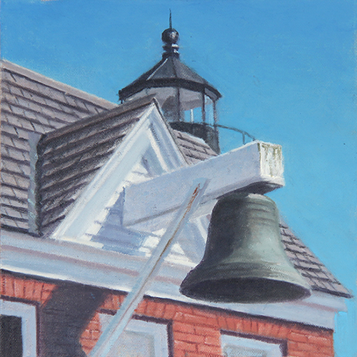 Will Kefauver oil painting, "Pemaquid Bell"