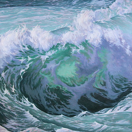 Will Kefauver oil painting, "Abyss II"