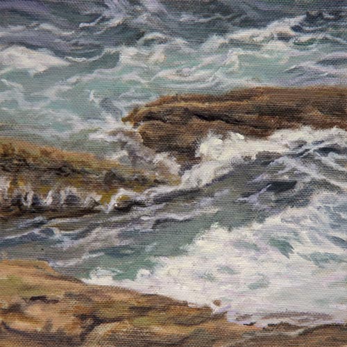 Will Kefauver oil painting, "Rock 'n' Roll"