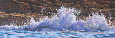 Will Kefauver oil painting, "Fantasy, East Egg"