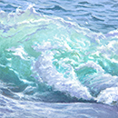 "Glassy Sea", oil painting by Will Kefauver