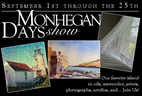 Monhegan Days Art Exhibit info