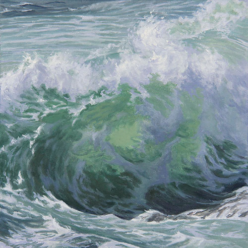 Will Kefauver oil paintings, "Abyss"