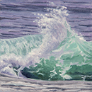 Will Kefauver original oil, "Spin"