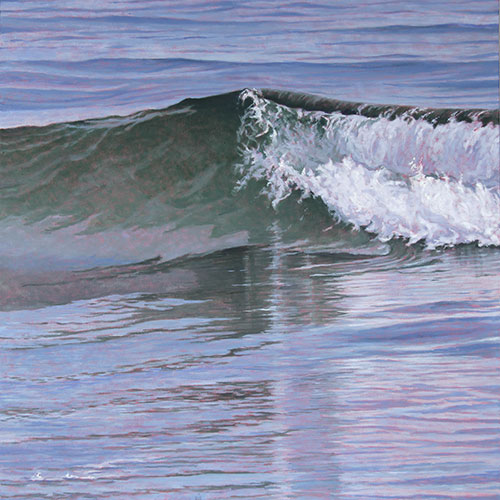 Will Kefauver oil painting, "One Wave"