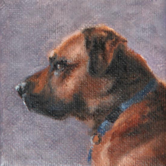 Will Kefauver portrait in oils, "Gordon II"