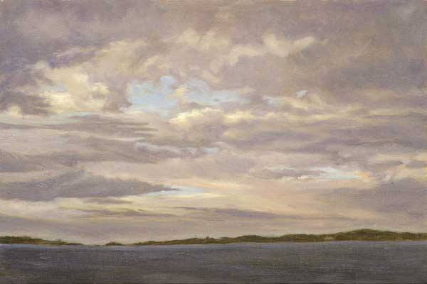 "Evening Sky", oil painting by Will Kefauver