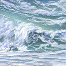 "Swirl", oil painting by Will Kefauver